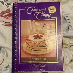Jean Pare Company’s Coming Desserts Cookbook